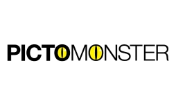 Logo Pictomonster — parceiro da Conexão Trabalho