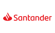 Logo Santander — cliente Conexão Trabalho