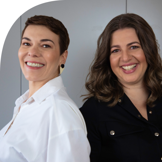 Roberta Rossi e Giuliana Preziosi, sócias-fundadoras da Conexão Trabalho